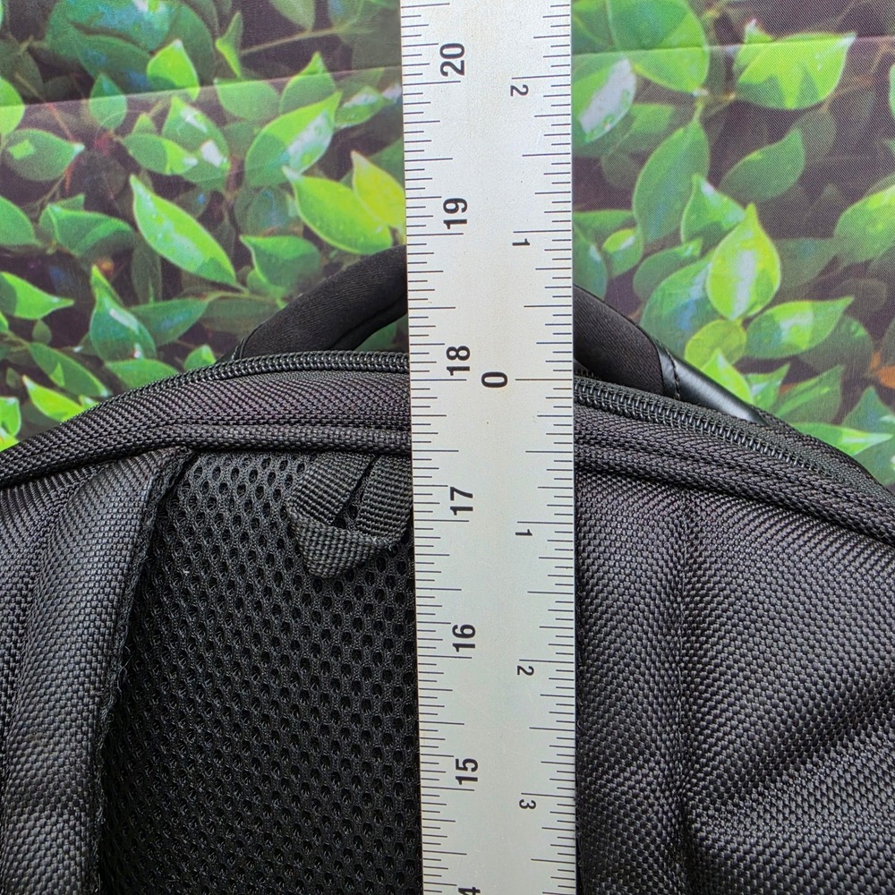 Samsonite Laptop Backpack Black Ballistic Nylon Tech Travel Bag Luggage Strap - Picture 4 of 14